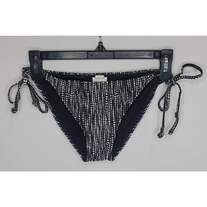 Women's Island Soul black and white bikini bottoms. Size Medium